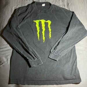 Alstyle Monster Energy shirt Size medium thick cotton shirt nascar